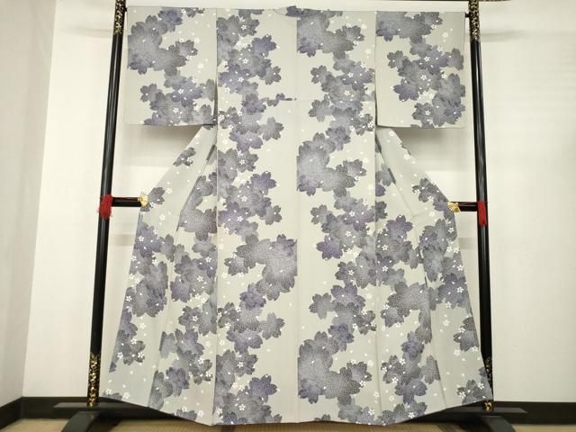 平和屋着物 上質な小紋 桜尽くし 正絹 AABC4163ck