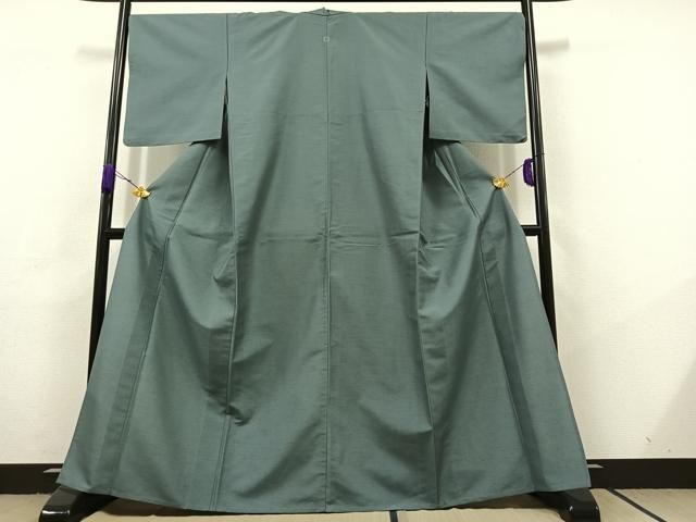 平和屋着物 色無地 単衣 薄縹色 洗える着物 AABC6200jh