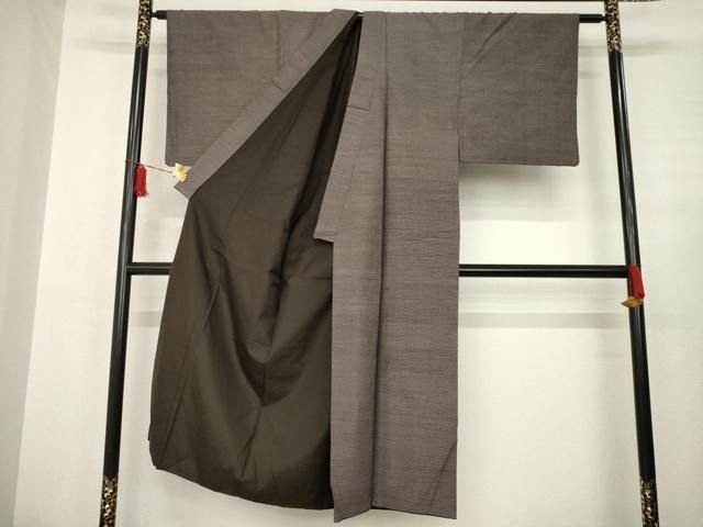 平和屋着物 男性 紬 アンサンブル 亀甲柄 正絹 ck