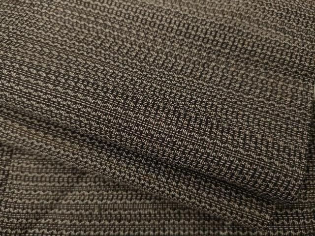 平和屋着物 男性 紬 アンサンブル 亀甲柄 正絹 ck