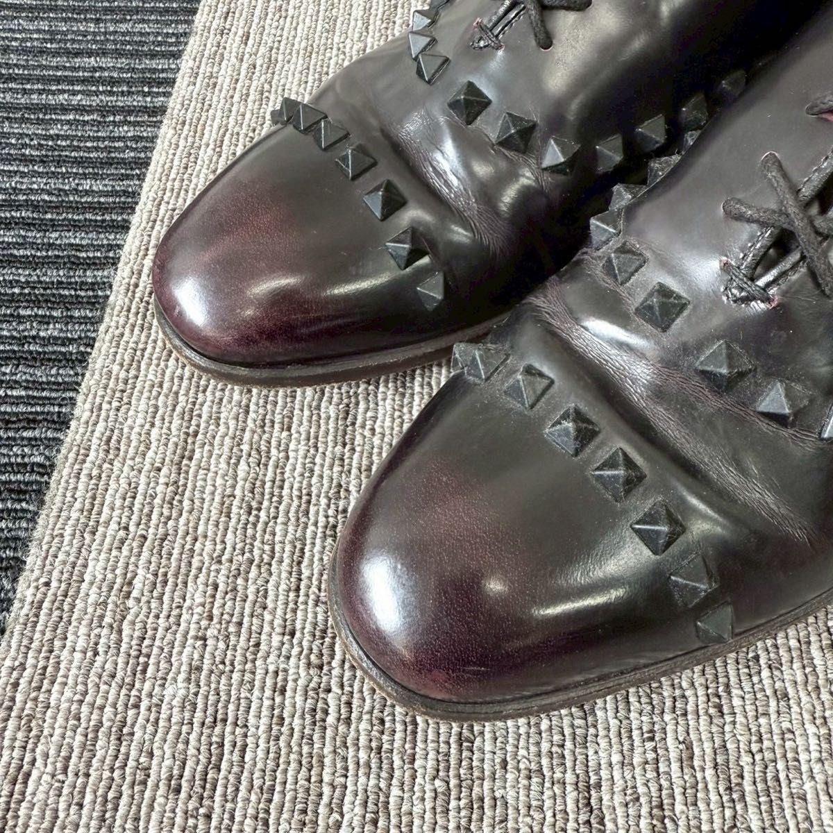 VALENTINO ヴァレンティノ スタッズ ドレスシューズ レザー ビジネスシューズ