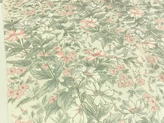 草花文 ロング丈