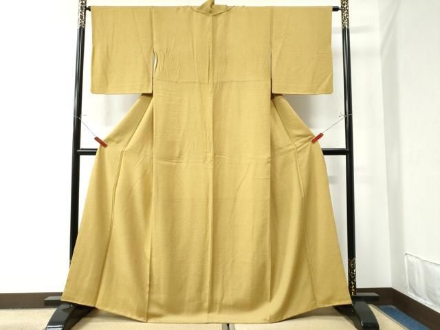 平和屋着物●江戸小紋 鮫小紋柄 菊 正絹 CAAZ3011yc