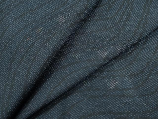 平和屋着物●本場大島紬 よろけ縞 吉祥文 正絹 ♥ CAAZ3024yc