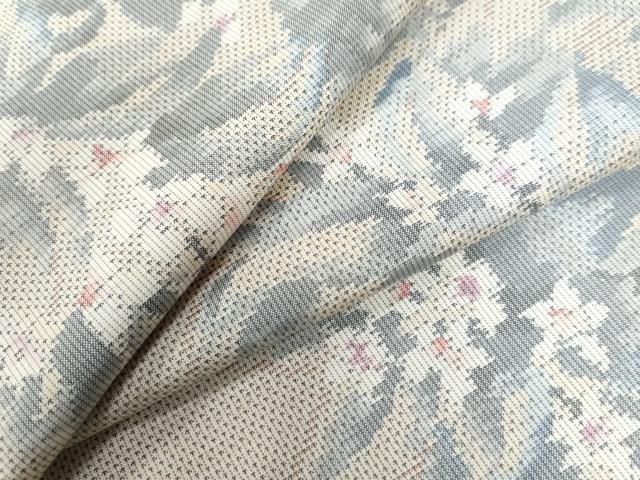 平和屋着物●本場大島紬 9マルキ 総絣 草花文 正絹 CAAZ3025yc