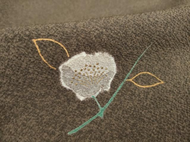 上質な小紋 舞花文