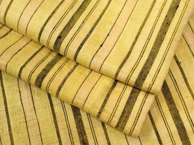 平和屋着物●上質な紬 間道 正絹 CAAZ3037yc