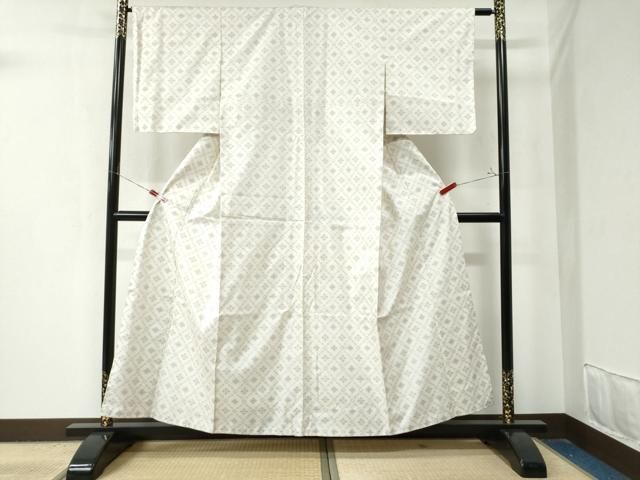 平和屋着物●上質な紬 吉祥文 正絹 ♥ CAAZ3040yc