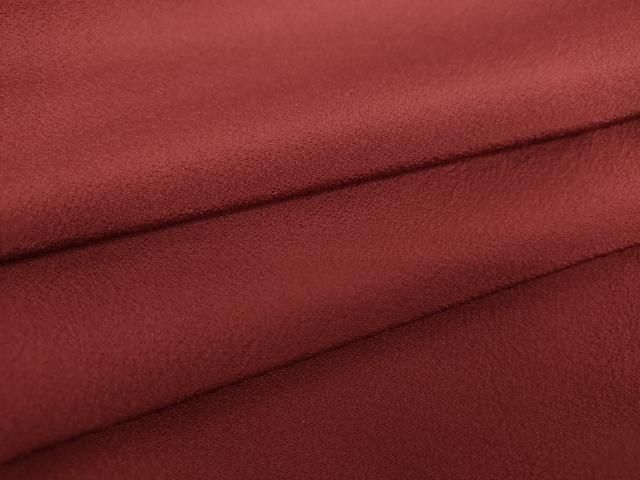 平和屋着物●上質な色無地 葡萄茶色 正絹 ♥ DAAY1691ps