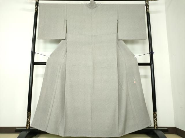 平和屋着物 江戸小紋 中條隆一 薩摩島津家留形大小霰 反端付き 正絹 DAAY1733ps