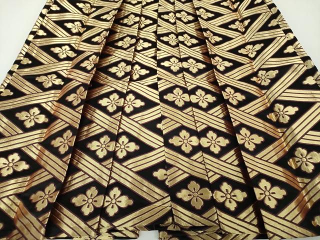 平和屋着物 男性 馬乗袴 舞台衣装 花菱文 金糸 ps