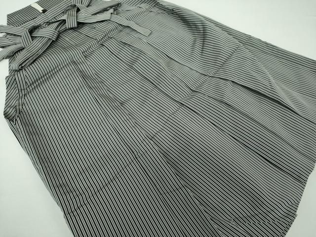 平和屋着物●男性 馬乗袴 縞 正絹 DAAY1752ps