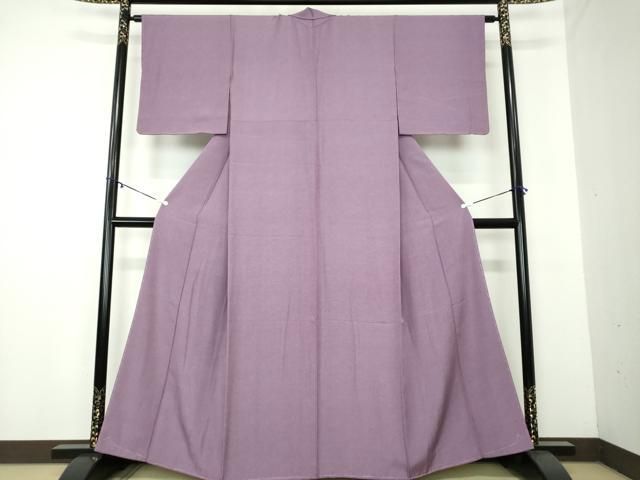 平和屋着物 伝統工芸 京友禅染元 江戸小紋 伊勢型小紋 竹泉 鮫小紋柄 反端付き 正絹 DAAY1753ps