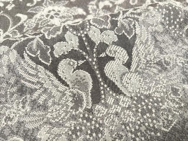 上質なお召 天目織