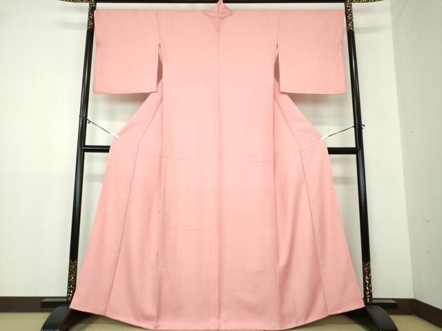 平和屋着物●上質な色無地 霞地紋