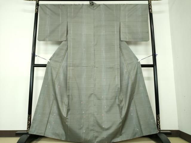 平和屋着物 本場染大島紬 花間道 正絹 DAAY1784ps