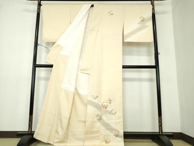 平和屋着物 訪問着 流水雪輪花文 金彩 正絹 DAAY1793ps