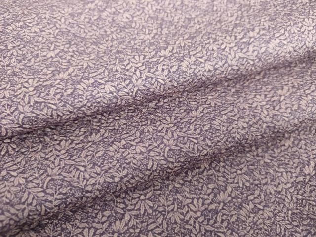 平和屋着物●江戸小紋 草花文 正絹 DAAY1817ps