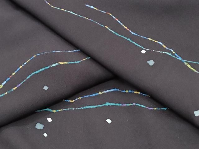 平和屋着物●上質な小紋 吉祥文 高島屋扱い 正絹 CAAY9541th