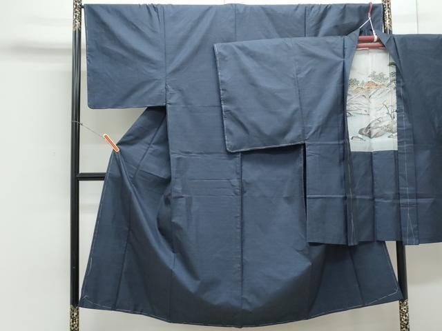 平和屋着物●男性 本場大島紬 アンサンブル 100亀甲 総詰め 正絹 ♥ CAAY9571th