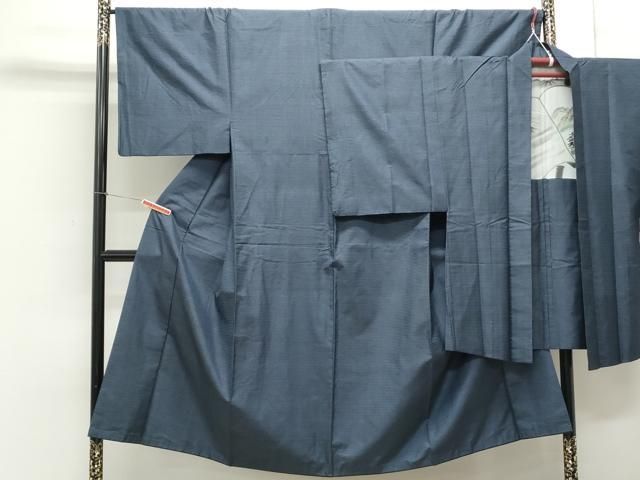 平和屋着物●男性 本場大島紬 アンサンブル 100亀甲 総詰め 正絹 CAAY9596th