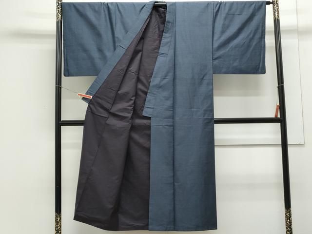 平和屋着物○男性 本場大島紬 アンサンブル 100亀甲 総詰め 正絹 逸品  