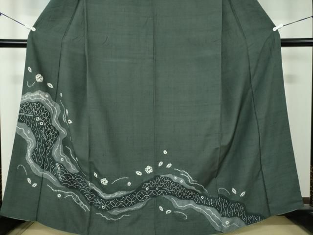 背抜き仕立て 紬地