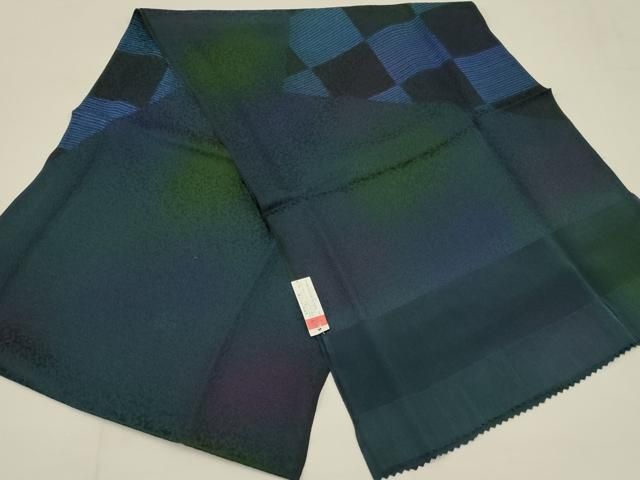 平和屋本店 和装小物 帯締め 帯揚げセット 高麗組 綾出し 市松 暈し染め 正絹 AABC4257ay