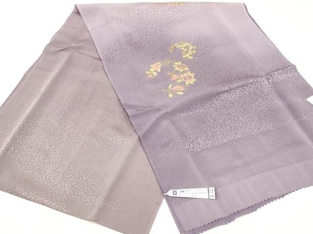 平和屋本店●和装小物 帯締め 帯揚げセット 花丸文 暈し染め 金糸 金彩 正絹 ♥ AABC4270ay