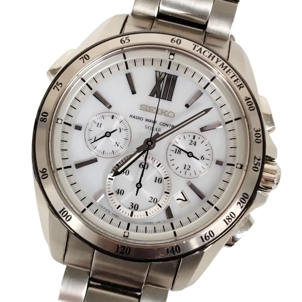 セイコーソーラークロノグラフ腕時計Seiko Solar 8B82-0AL0 人気の