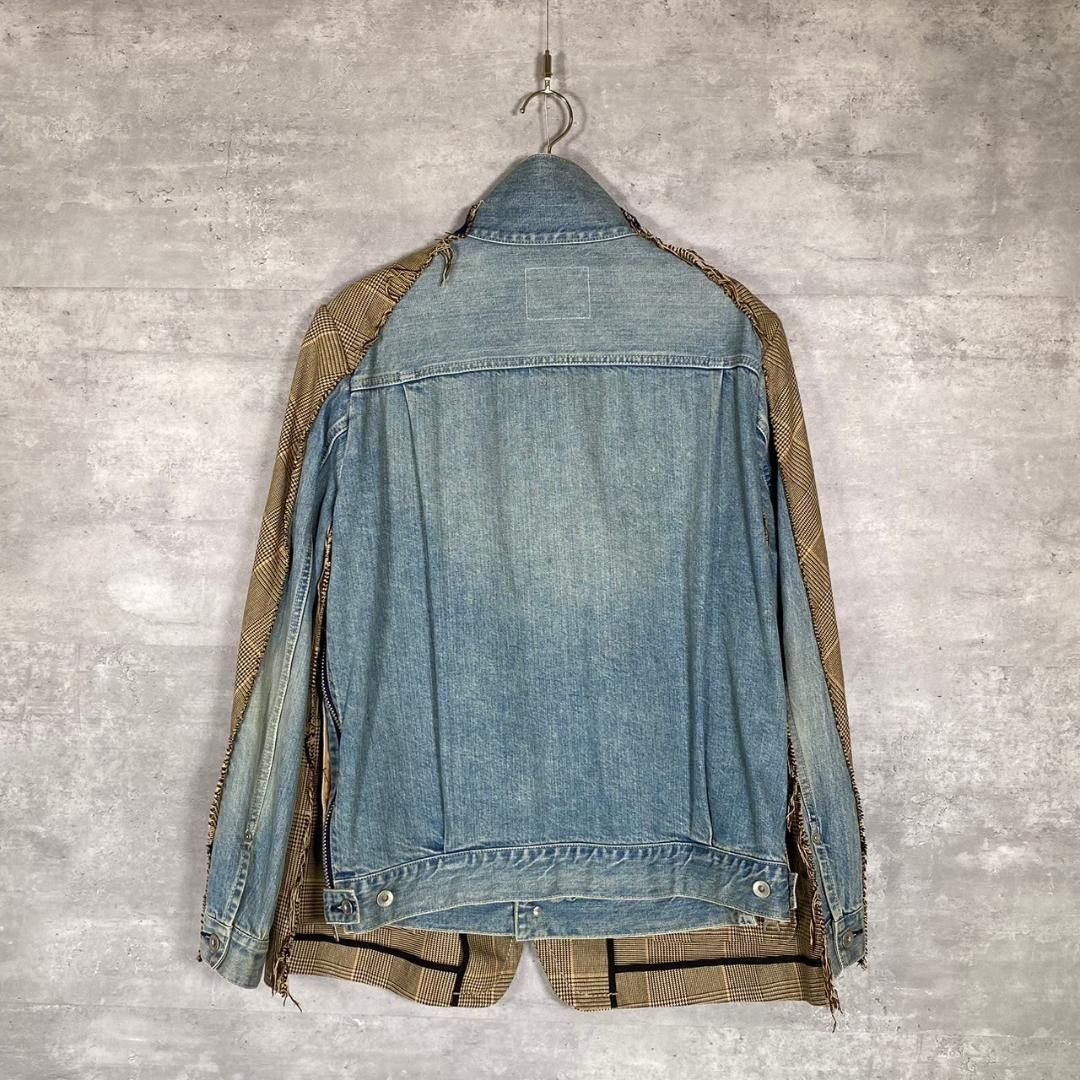 sacai』サカイ (2) テーラード ドッキング デニムジャケット - メルカリ
