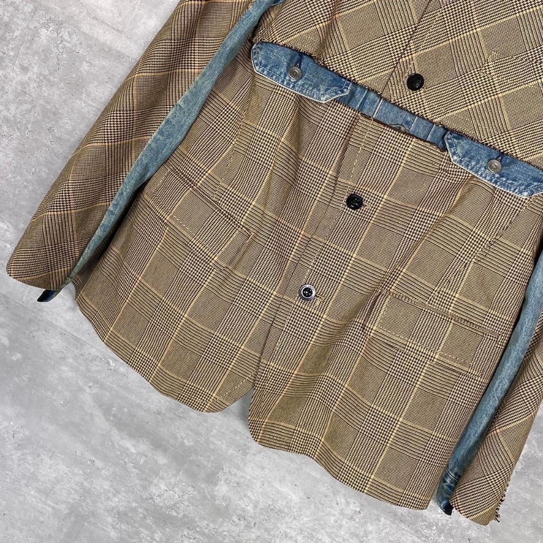 sacai』サカイ (2) テーラード ドッキング デニムジャケット - メルカリ
