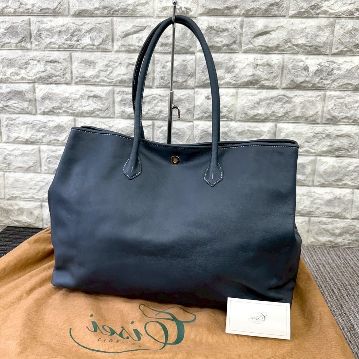 シセイ・トートバッグ（ネイビー） トッキー」シセイ トートバッグ 946