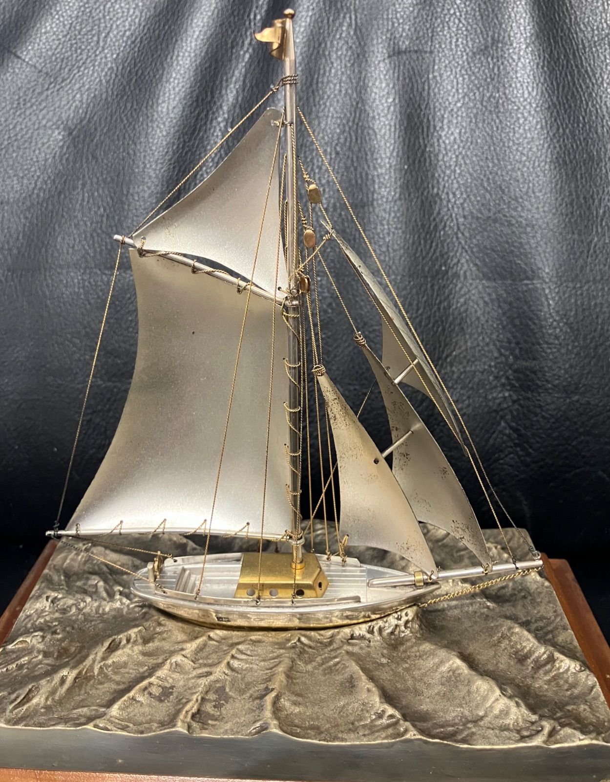 T149 関武比古 銀製ヨット4号 sterling960 スターリングシルバー