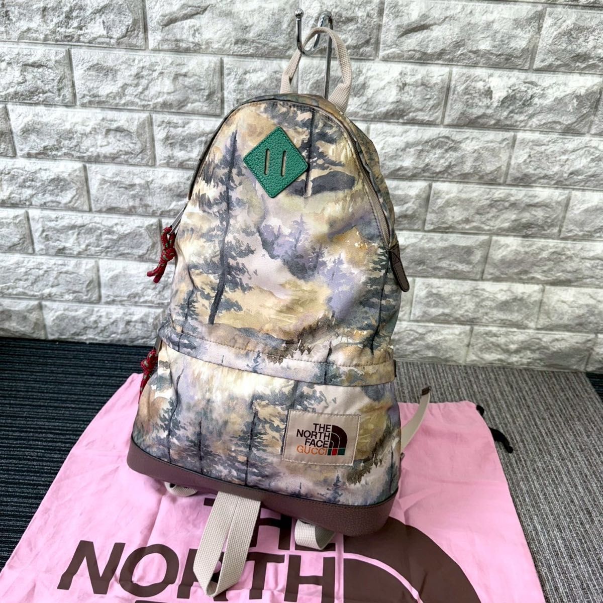 超美品 GUCCI グッチ ノースフェイス コラボ リュック THE NORTH FACE