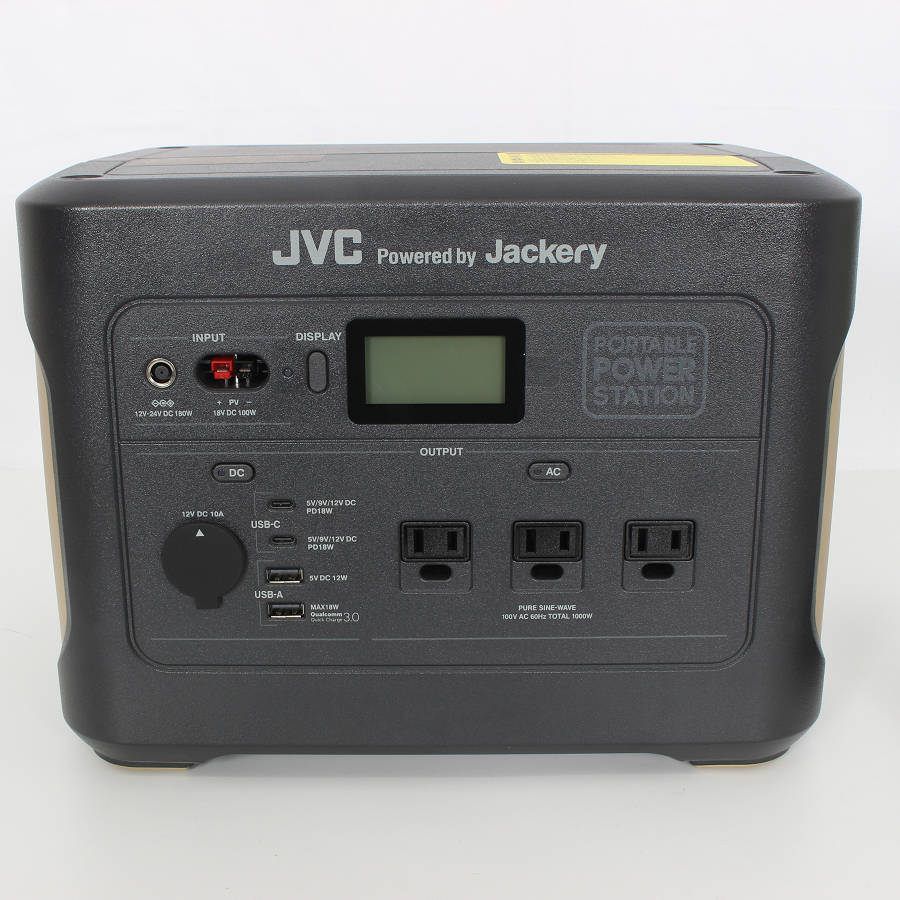 JVC BN-RB10-C 大容量 278 400mAh 1 002Wh ポータブル電源 蓄電池 非常用電源 ケンウッド Jackery ジャクリ 本体