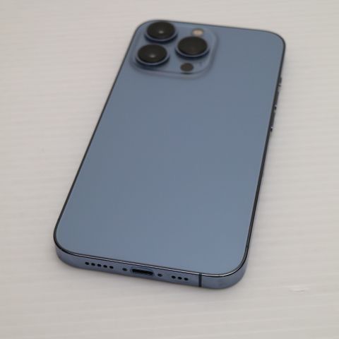 超美品 SIMフリー iPhone13 Pro 128GB シエラブルー 本体 即日発送