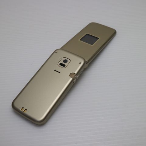 F-02J らくらくホン ゴールド ガラケー DoCoMo 富士通 本体 白ロム 土日祝発送OK 04000