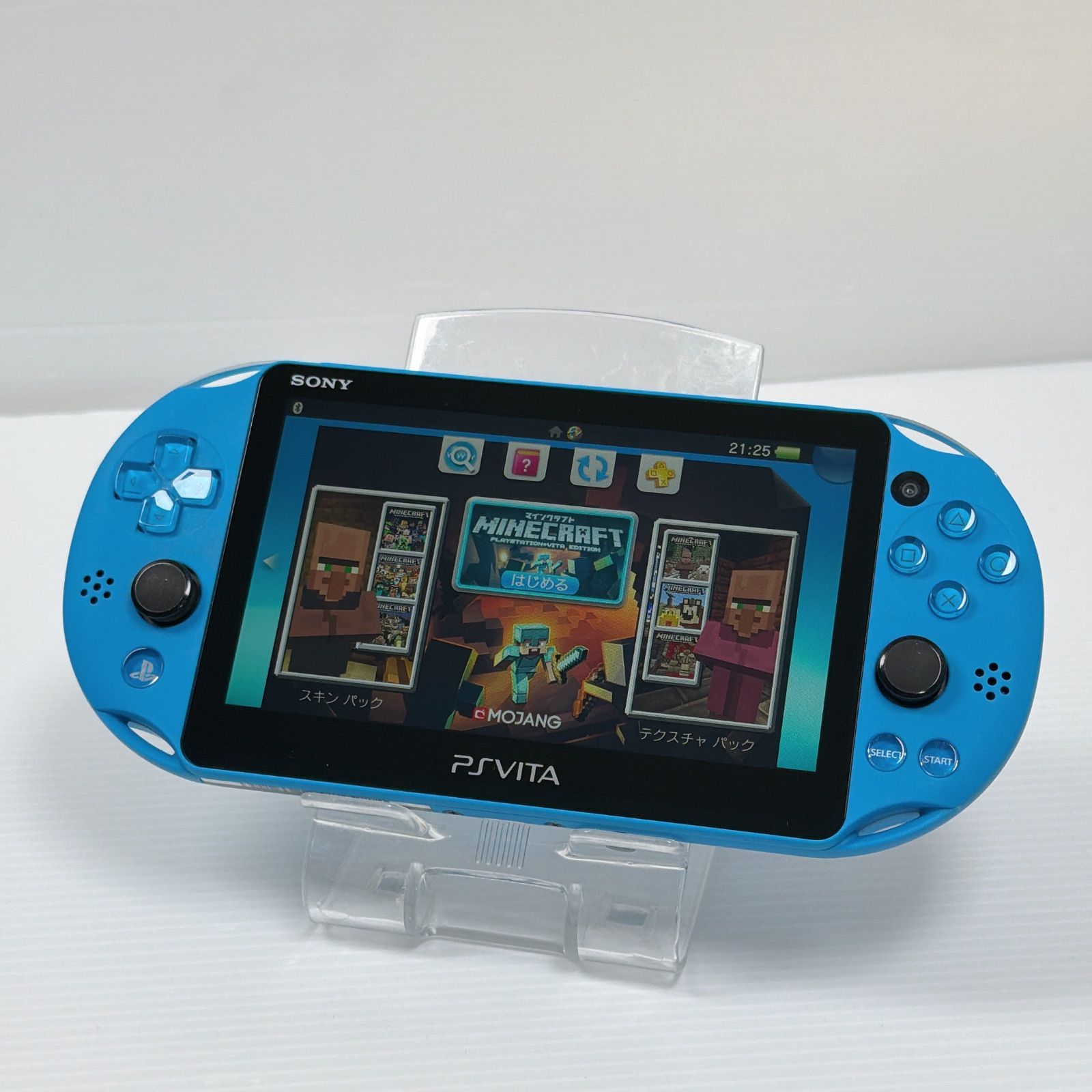 PSVITA PCH 2000 アクアブルー PlayStation Vita FW3.63 遊べるセット 動作 済み ソニー プレイステーション psvita