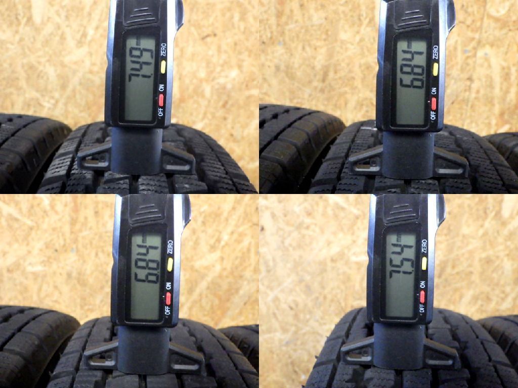 SP925 送料無料◆2025年製 約7～8部山●BS W300●145|80R12 80|78NLT●4本