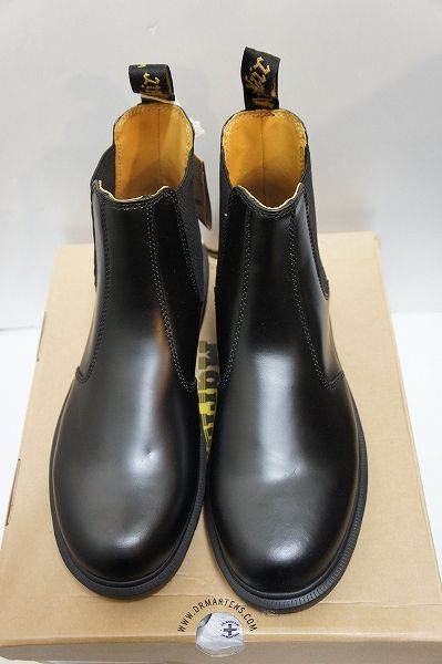 正規 Dr.Martens ドクターマーチン 2976 CHELSEA BOOT BLACK SMOOTH 11853001 サイドゴア チェルシー ブーツ 1853001 UK9黒 1020P♪