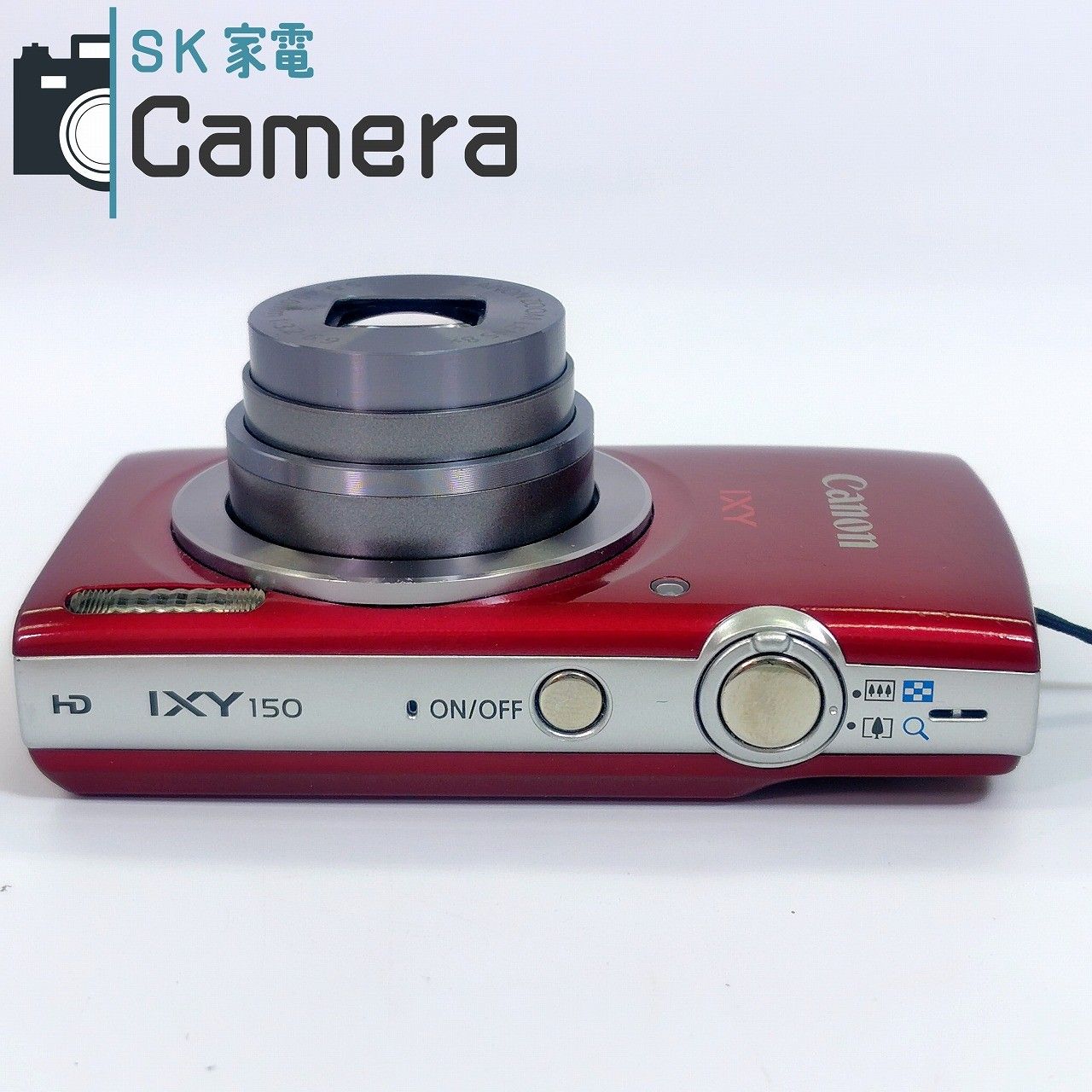 カメラ Canon IXY 150 レッド コンパクトデジタルカメラ
