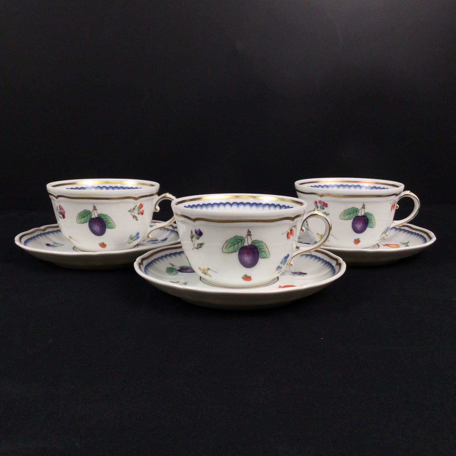 リチャードジノリカップ&ソーサー 3客とソーサー1枚おまけ 17152