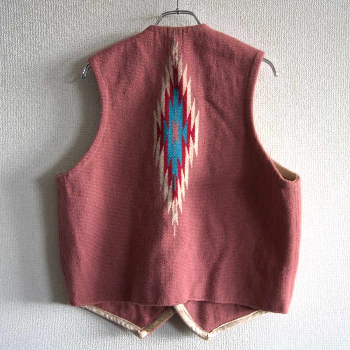 ビッグサイズ ORTEGA S 60s 70s チマヨベスト 42 ピンク ウール オルテガ 25101039