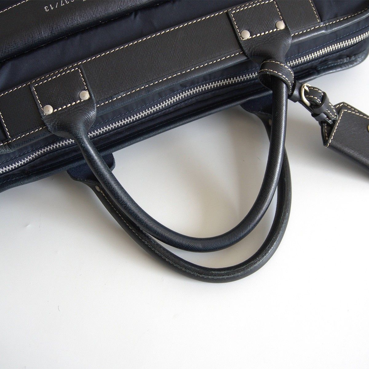 ネイビー ビジネスバッグ