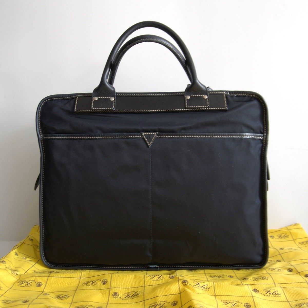 ま*ん様 Felisi ビジネスバッグ ブリーフケース ネイビー　8637 フェリージ felisi ビジネスバッグ ネイビー model.8637/2 1円