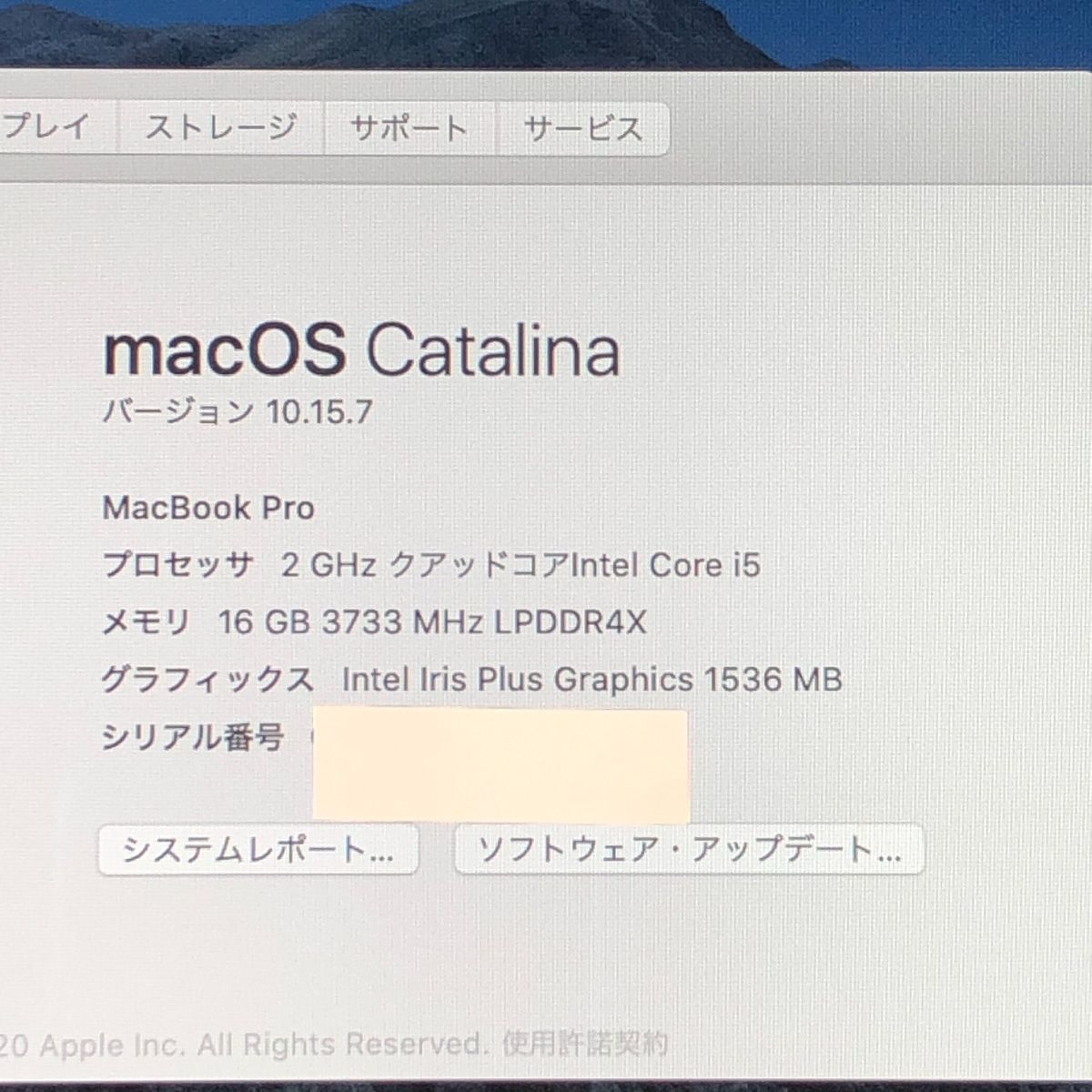 ◆ジャンク品 本体のみ◆Apple MacBook Pro 13インチ 2020 Thunderbolt 3ポート x 4 i5 16GB 512GB 画面表示色異常 A2251 EMC3348|MB-JUNK-251703 351803