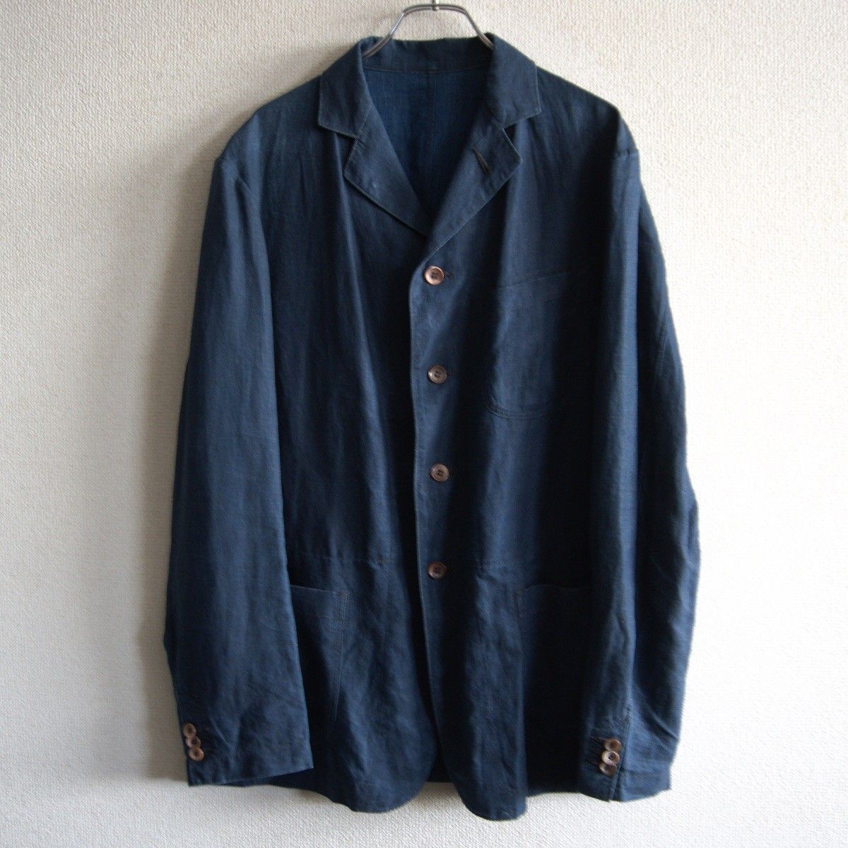 美品】45R【インディゴ リネン ジャケット】3 45rpm 25101006 - メルカリ