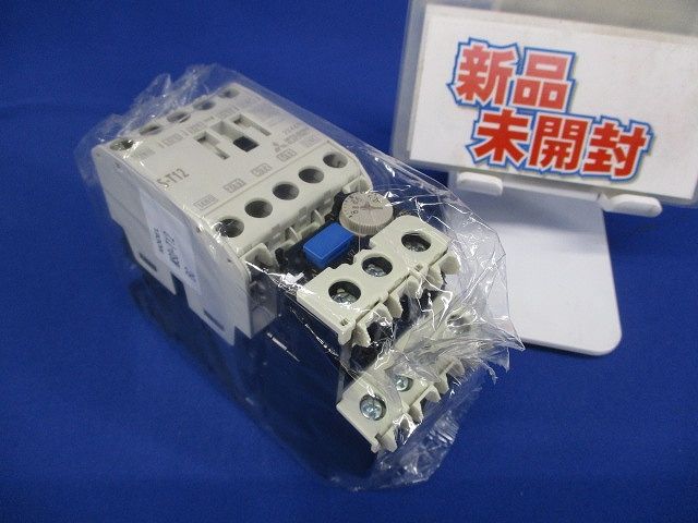 開放形電磁開閉器 交流操作形 6.6A 5.2-8A MSO-T12BC-1.5KW- 200V-AC100V