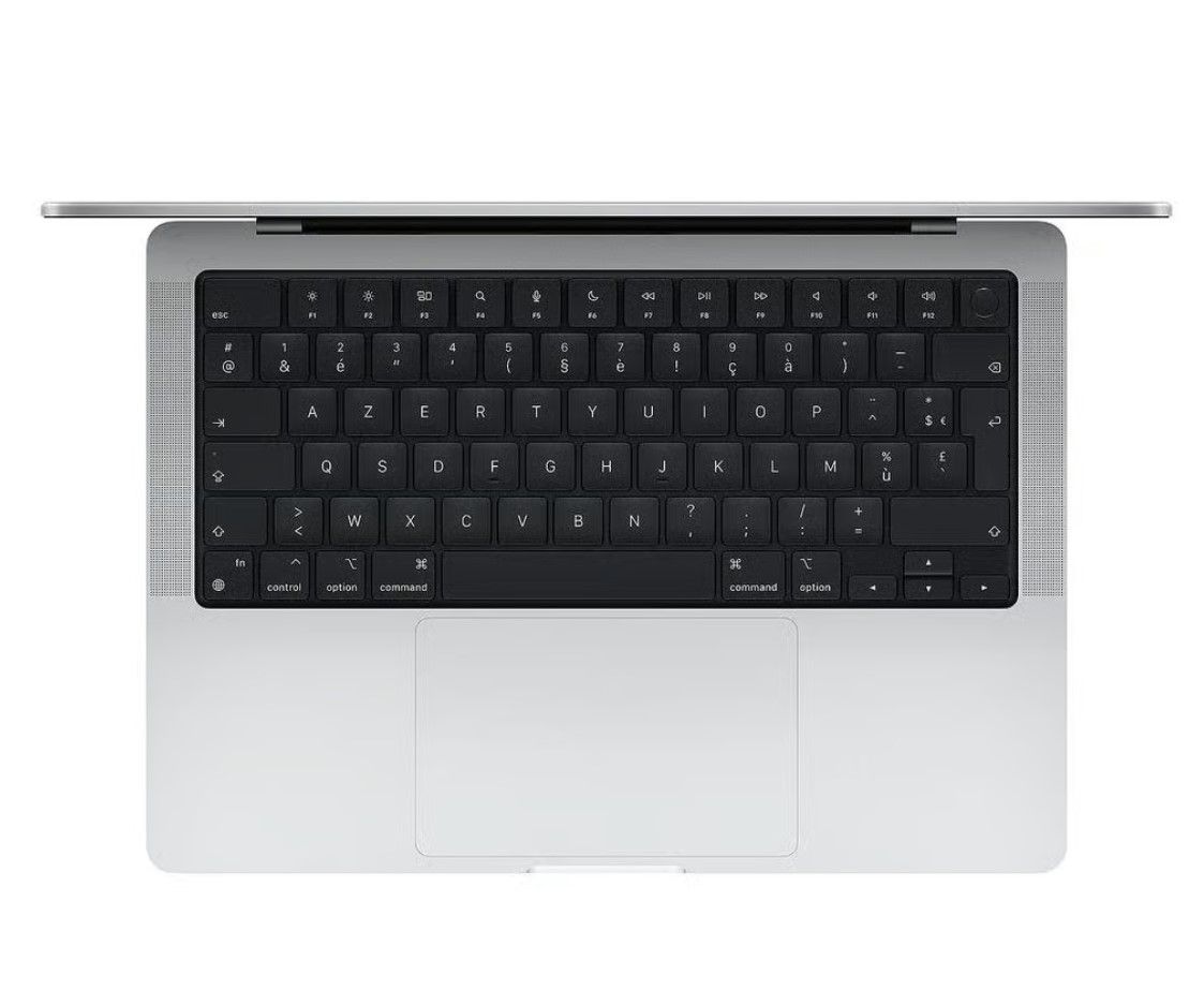 MacBook Pro 14inch mac OS 2025X1964 14インチPro Webカメラ TypeC 無線 BT カメラ M1 Pro 10コアCPU|14コアGPU 32GB RAM 1TB SSD シルバー 英語キーボード -とても良い